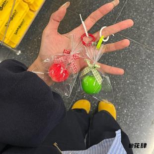 饰品青苹果仿真苹果挂饰小红书同款抖音同款小红书同款钥匙扣车挂
