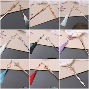 宫廷超仙暗器发簪女简约发簪仙剑旗袍簪娘2025发簪子新款宝剑