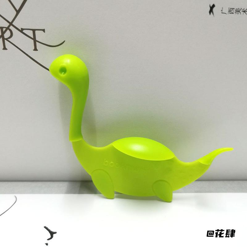 书签3D立体造型办公趣味新奇书页夹尼斯湖水怪分页器创意可爱