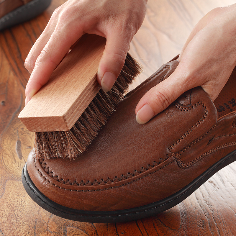 软毛刷猪鬃刷鞋刷子抛光除尘刷