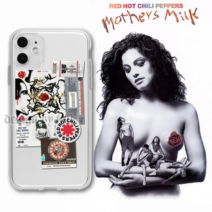 RHCP红辣椒乐队摇滚透明手机壳华为荣耀小米OPPO红米三星vivoiQOO适用苹果13iPhone12promaxs14plus11xr15