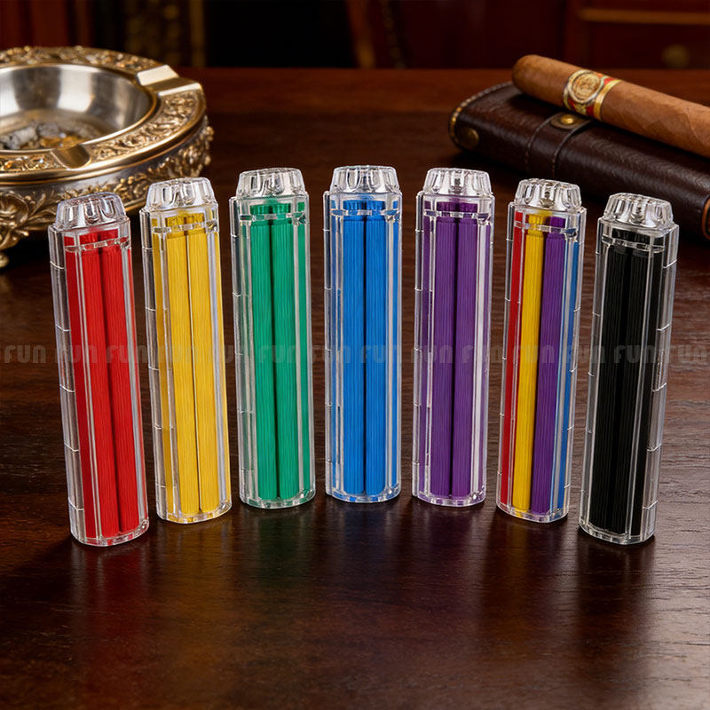 卷烟器具8mm/6.5粗烟手动卷烟器手卷滚轴拉烟填烟器配件加长110mm