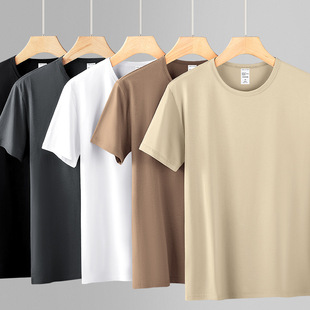 体恤打底衫 50s丝光莫代尔短袖 感速干半袖 2026春夏季 男 t恤男士
