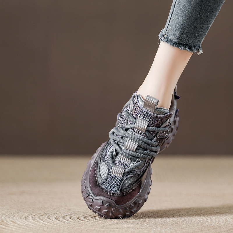 拼色老爹鞋@@送运费险