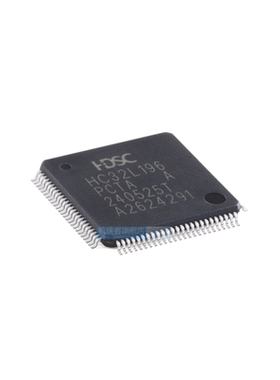 原装HC32L196PCTA-LQFP100 LQFP-100 ARM Cortex-M0 32位微控制器