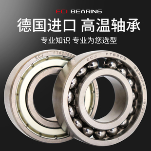 6001 6005 6002 6004 6006ZZ 6003 ECJ进口高温轴承耐600度FT6000