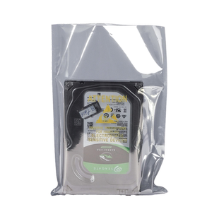 海学岚 印刷防静电标示平口静电袋硬盘显卡主板透明包装袋屏蔽袋