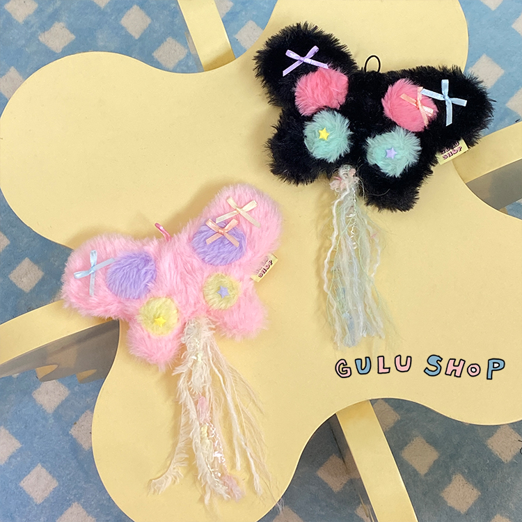 咕噜gulu：芭蕾风蝴蝶逗猫棒猫玩具自嗨羽毛铃铛耐咬神器钢丝替换