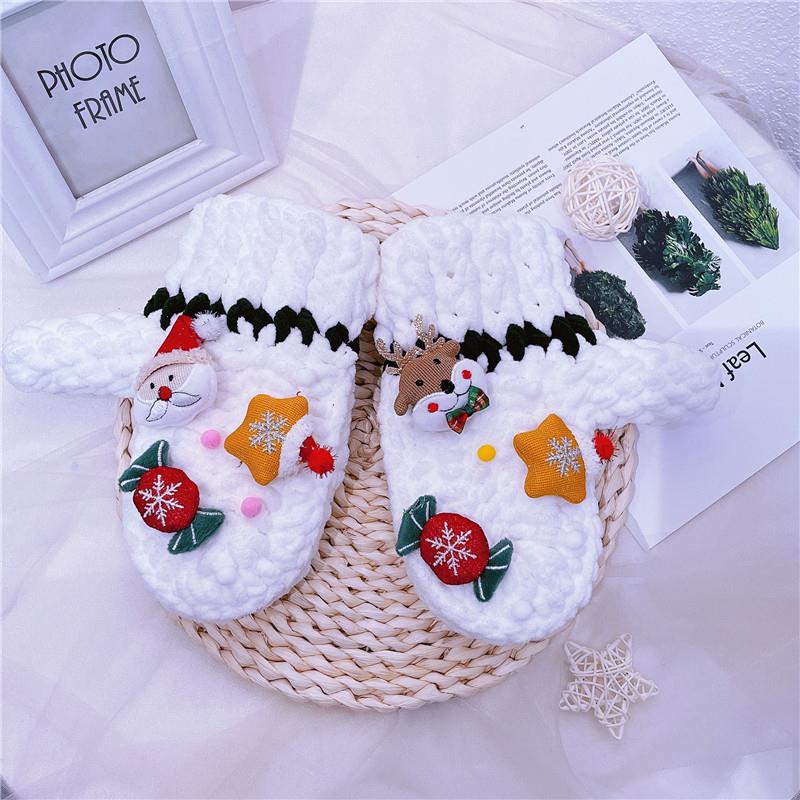 手套毛线手工diy编织材料包针织自制保暖送女友闺蜜圣诞礼物实用