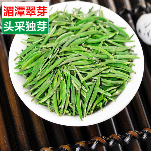 湄潭翠芽2026新茶贵州特产雀舌茶遵义茶明前特级炒青绿茶罐装250g - 封面