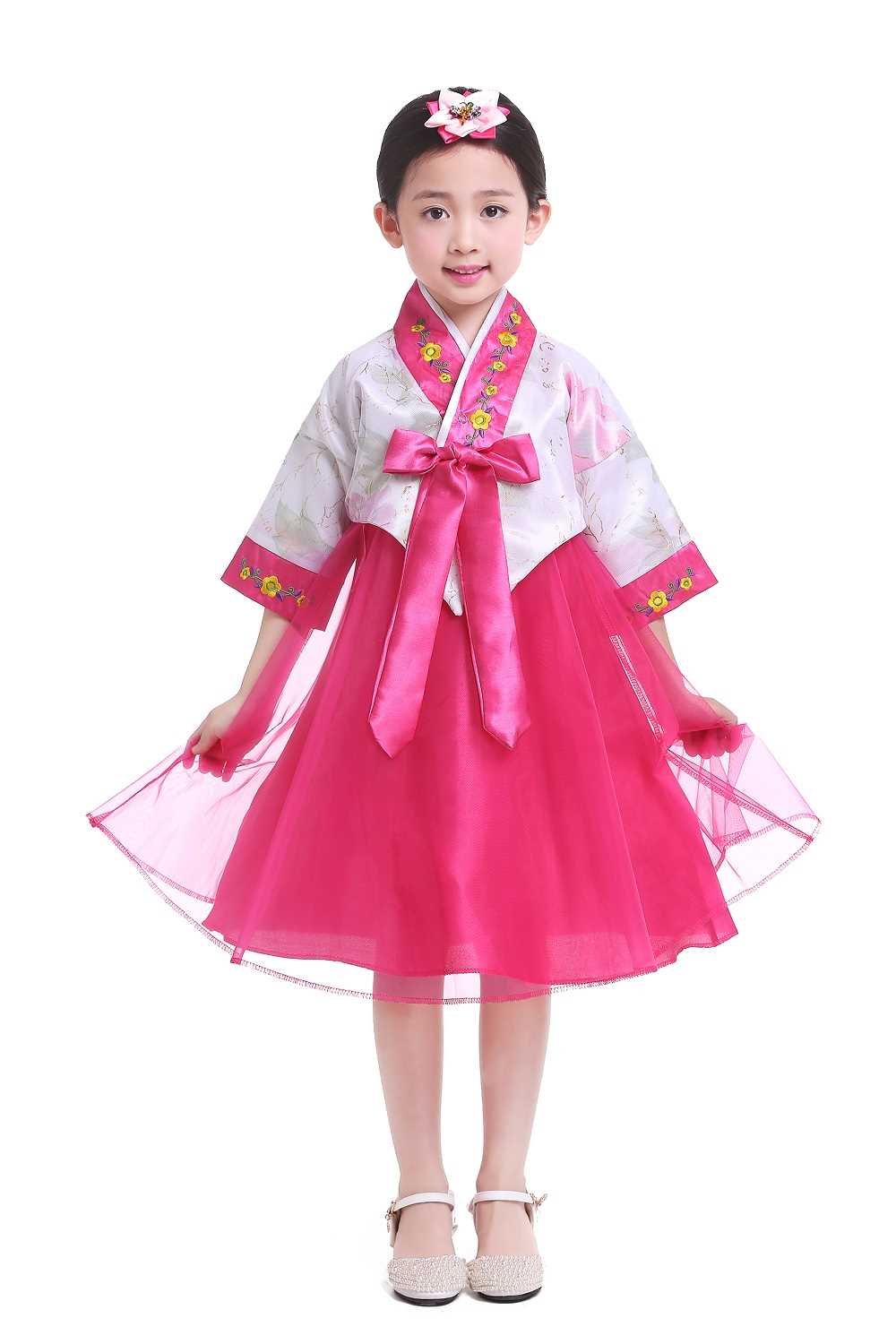 正品儿童韩服女童朝鲜族舞蹈服少数民族演出表演服装大长今摄影服