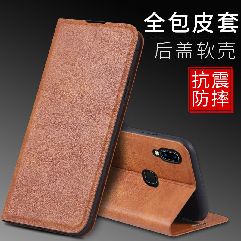 适用三星A40手机壳A405f皮套轻薄3星A4o外壳防摔sma保护套GalaxyA40翻盖5.7英寸磁吸全包sm-A40可插卡a4O高档