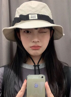 多巴胺工装女春夏防晒速干渔夫帽