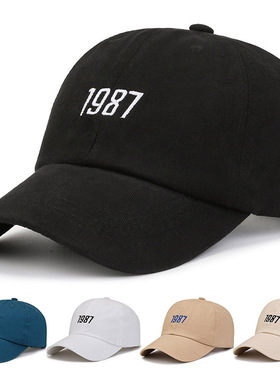 1987潮流棒球帽鸭舌帽