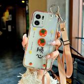 适用于OPPO Reno13全包网红Reno7斜跨K12腕带K11防摔A5x全包R17创意新款 Reno14手机壳透明软壳14pro时尚 个性