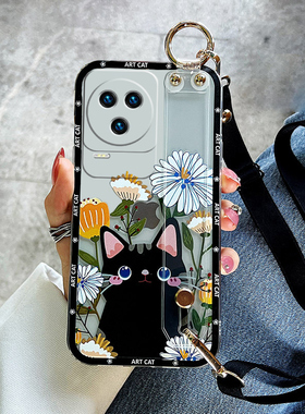 适用于红米Turbo4手机壳K80个性K70全包K40s腕带K60支架Note13透明K20软壳12TPro斜挎挂绳9A防摔12C创意新款