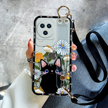 适用于红米Turbo4手机壳K80个性K70全包K40s腕带K60支架Note13透明K20软壳12TPro斜挎挂绳9A防摔12C创意新款