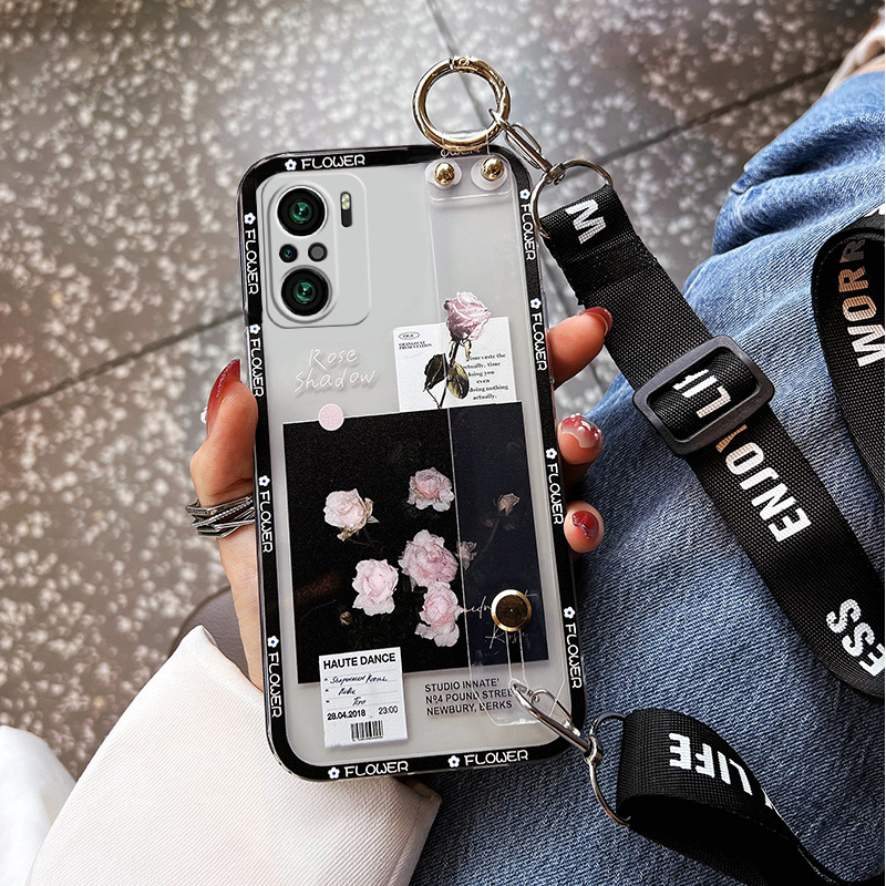 红米硅胶时尚腕带，挂绳防摔