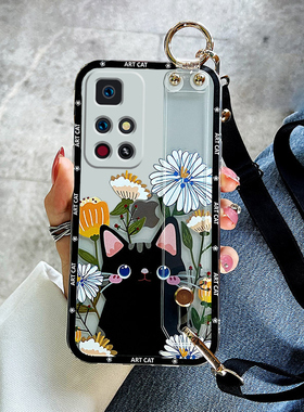 适用于小米红米Note13手机壳12Turbo斜挎带挂绳note11pro+腕带支架note10 5g透明可爱note10 pro 5g防摔卡通