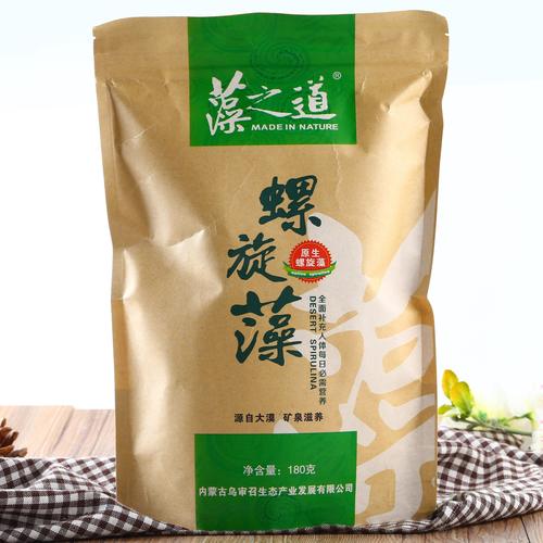 藻之道螺旋藻 独立包装 片状 1袋180g (3g*60袋)