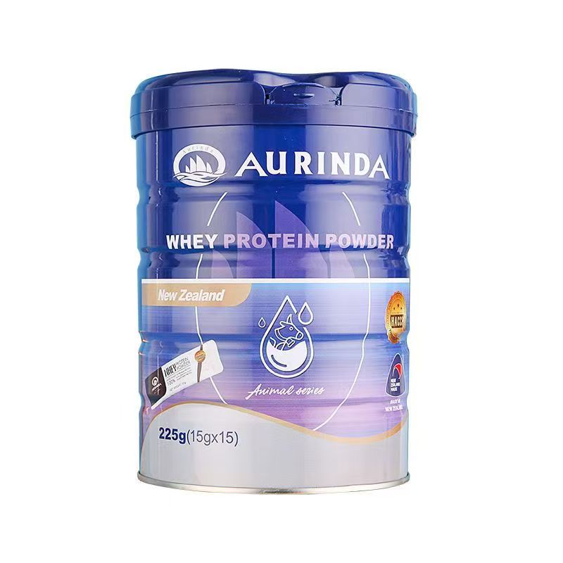 澳琳达乳清蛋白粉新西兰进口浓缩乳清蛋白独立包装15g*15袋/罐