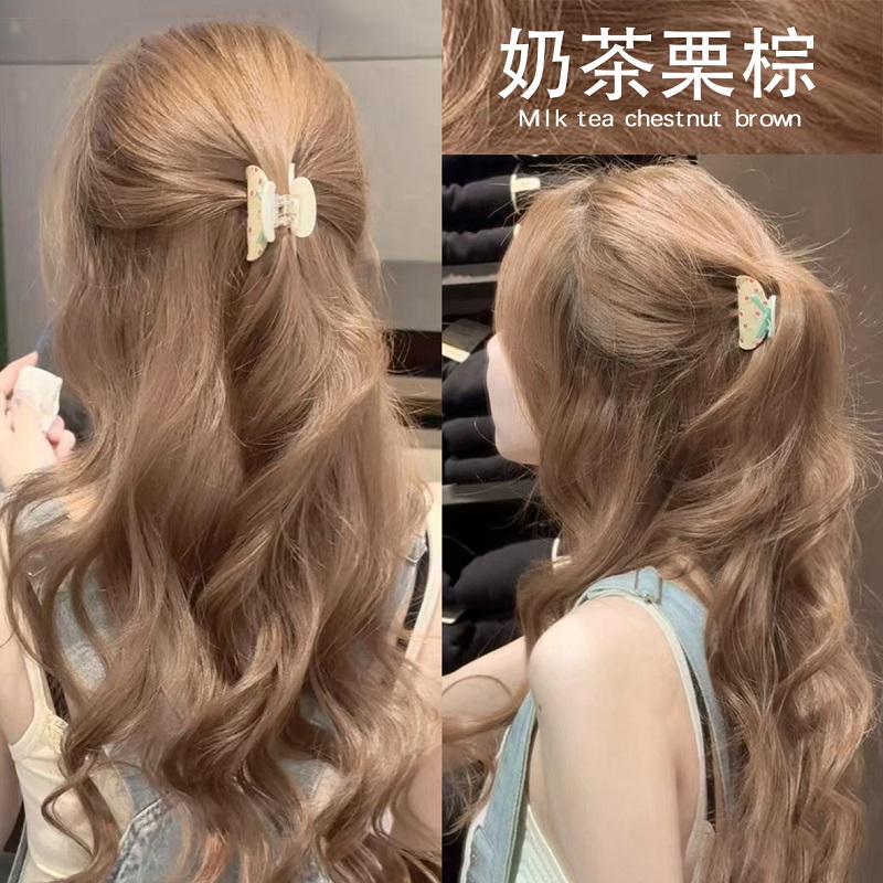 小红书热推秋冬显白发色植物染发
