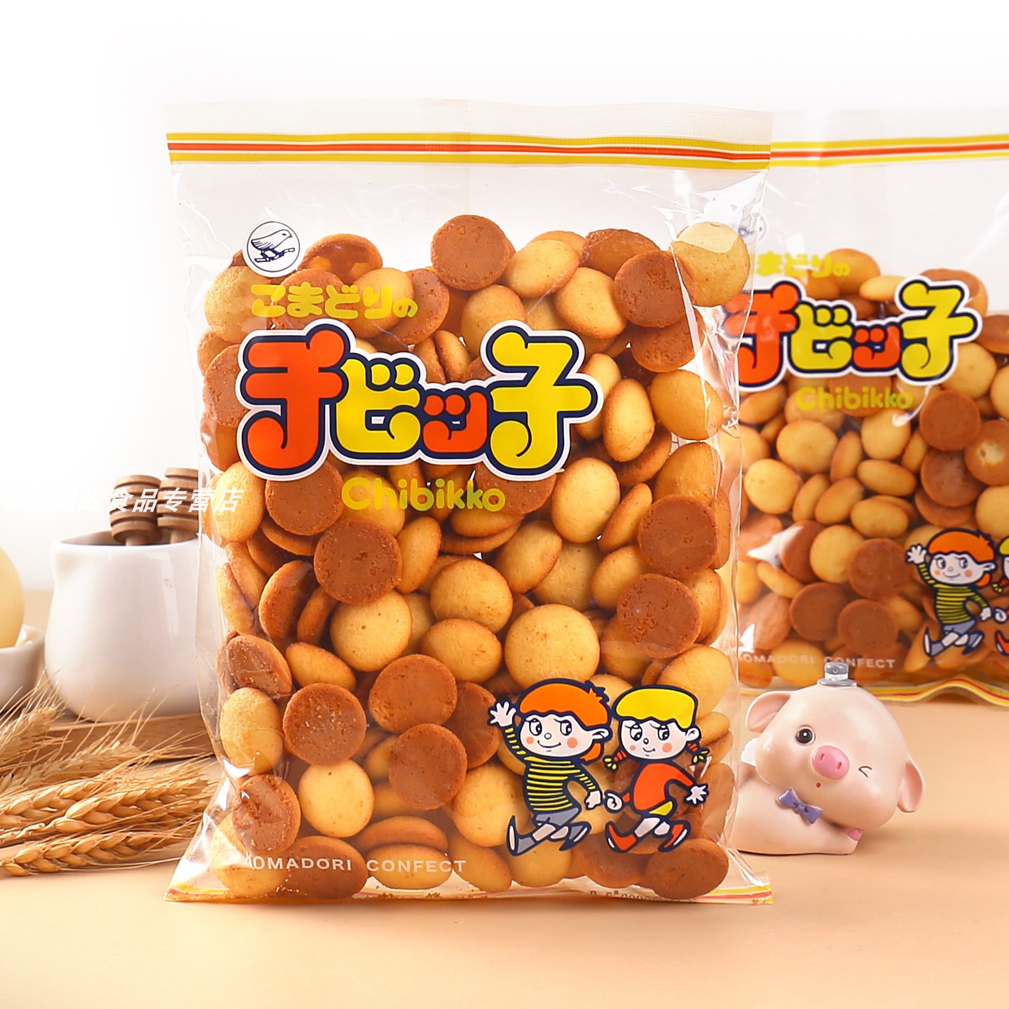 日本进口知更鸟牛乳味杏元饼干