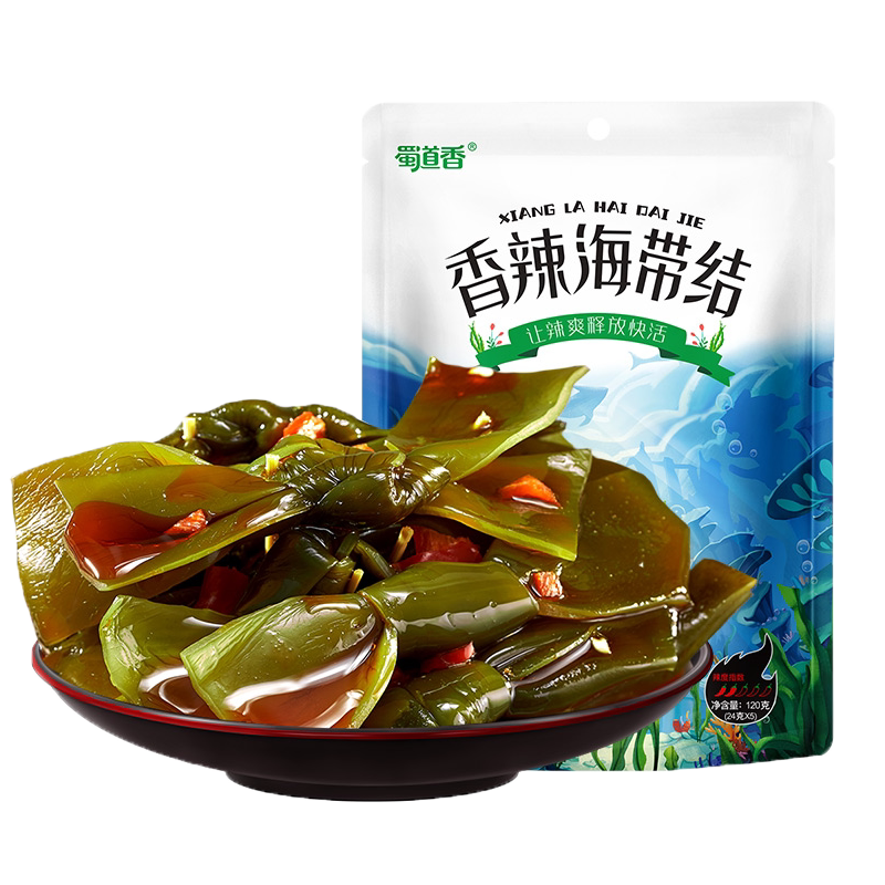 蜀道香香辣海带结120g袋装
