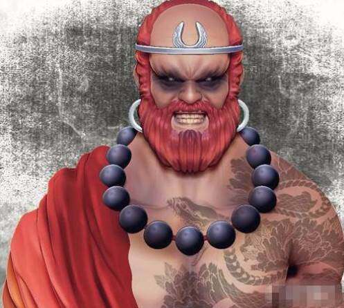 沙僧和尚沙悟净3d打印立体图stl圆雕浮雕图精雕图电脑雕刻图石雕