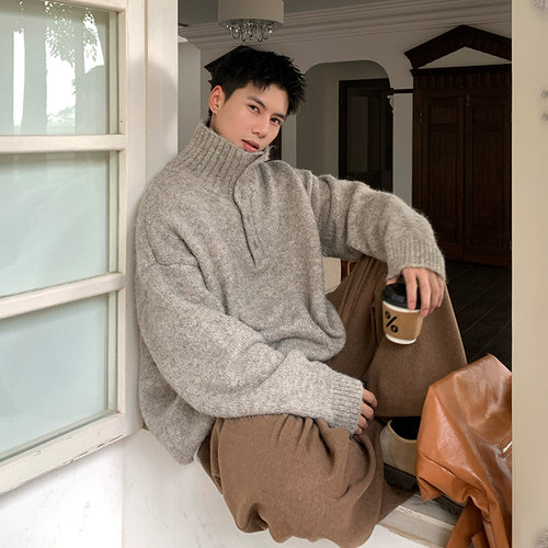 Holocene加厚高领毛衣