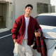 慵懒人夫感针织衫 毛衣男冬季 潮牌新贵老钱风道袍开衫 Holocene美式