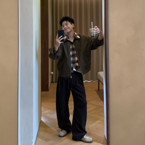 Holocene工装夹克男款秋季翻领