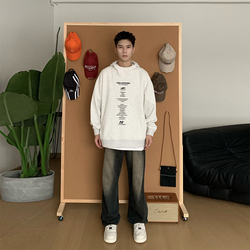 幻影字母Holocene宽松卫衣