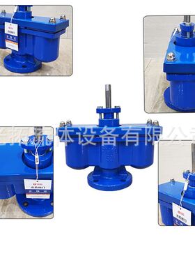 QB2双口快速排气阀法兰球墨铸铁自来水管自动双口排气阀铸铁阀门