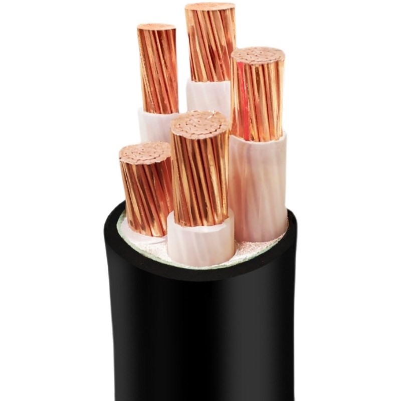国标yjv电线3 4 5芯10 16 25 35平方阻燃三相四线工程铜芯电缆线