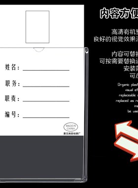 透明双层亚克力插槽卡槽插纸盒A5A4A3546寸连体照片插盒照片插槽