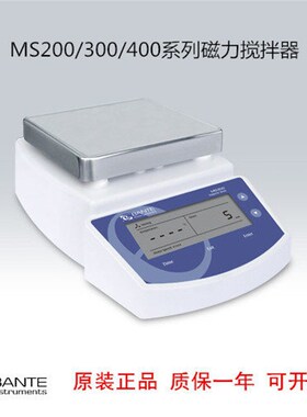 上海般特 MS200/MS300/MS400数显加热磁力搅拌器2L 可开 票