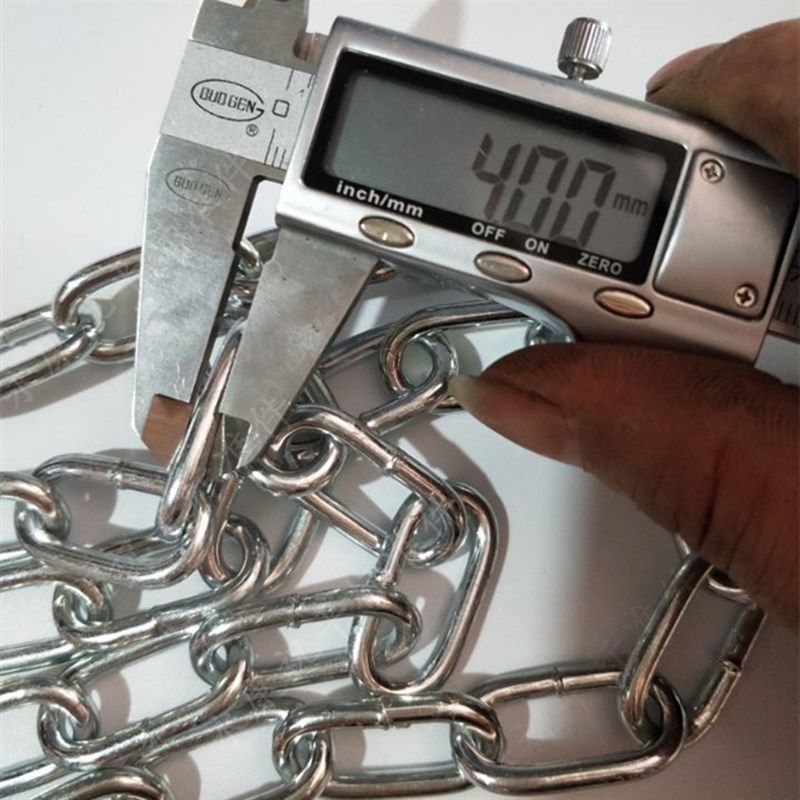 4MM加粗链条/镀锌铁链条锁/锁链条/狗链/防盗特粗铁链子/每米单价
