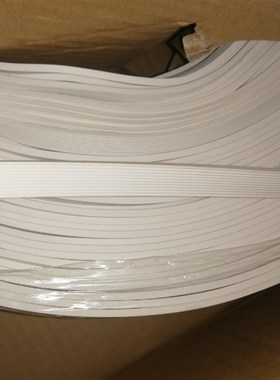 3*11卡布胶条无边框卡布灯箱专用UV软膜3P布包缝边压边条透明白色