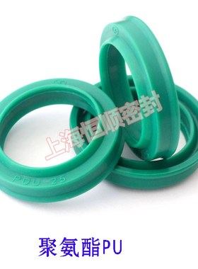 SC-SMC PDU气缸防尘圈片耐磨绿色聚氨酯PU密封圈活塞杆气封FC
