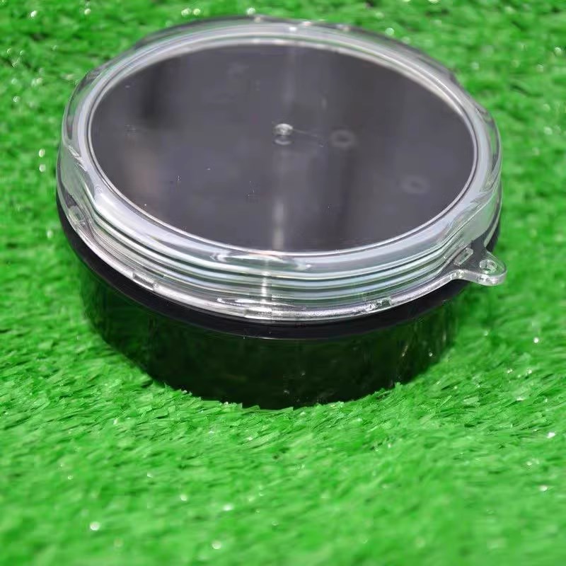 新款户外警报器通用圆t盒防盗磁铁磁铁警报器配件电池方盒