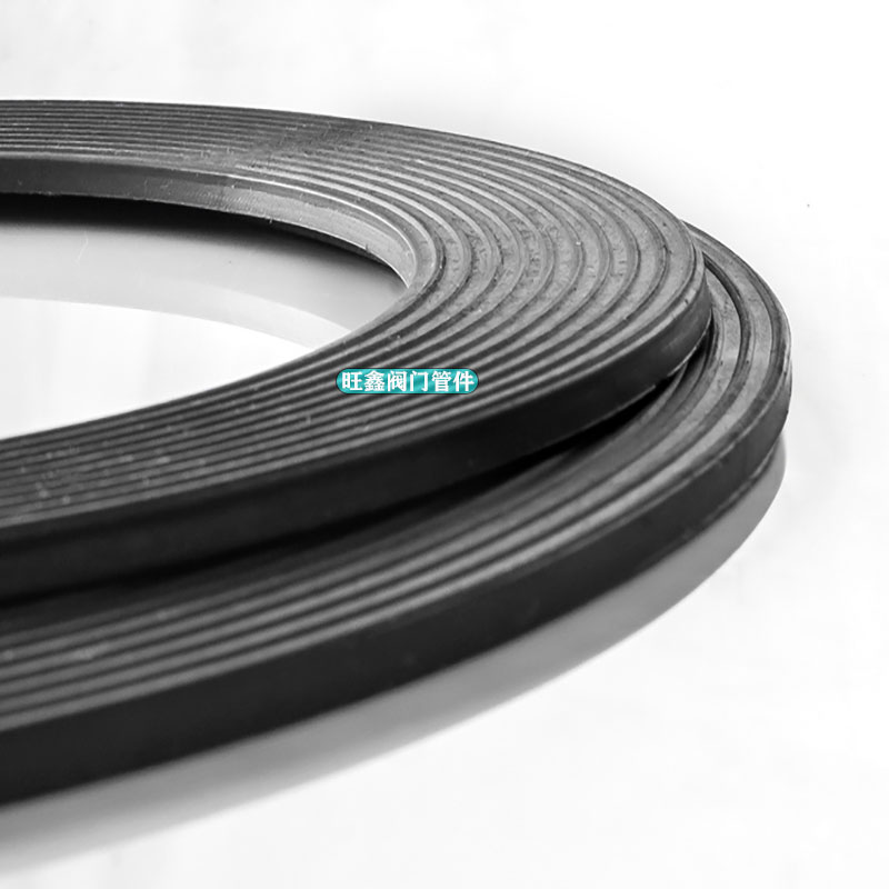 橡胶密封垫圈 法兰橡胶垫片阀门平垫 优质加厚5mm DN50 65 80 100