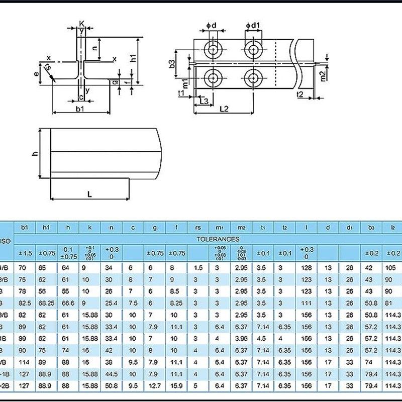 电梯导轨 机加工T型T75 T78 T89 T90 T114 T127电梯轨道 空心导轨