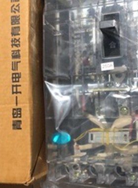 青岛一开DZ20LE-250A/4300 三相四线透明漏电断路器160A 250A工地