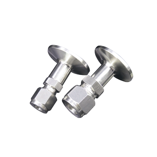 不锈钢真空皮管软管快插接头 快拧接头转气管接头KF16 KF25插pu管