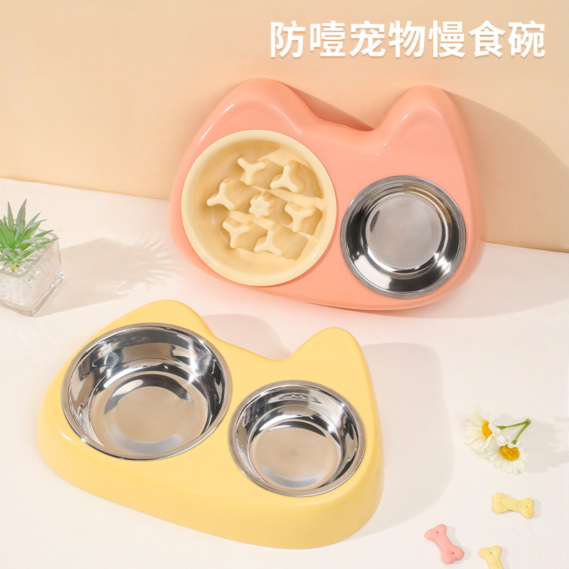 新款宠物防噎慢食碗狗狗缓食盆