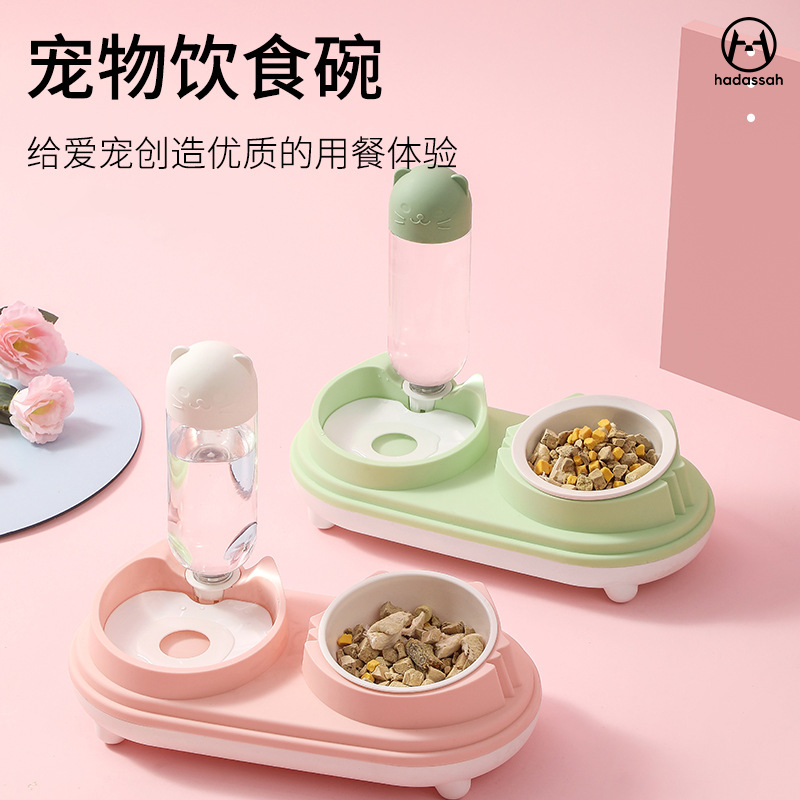 【新品热销】自动饮水护颈双碗