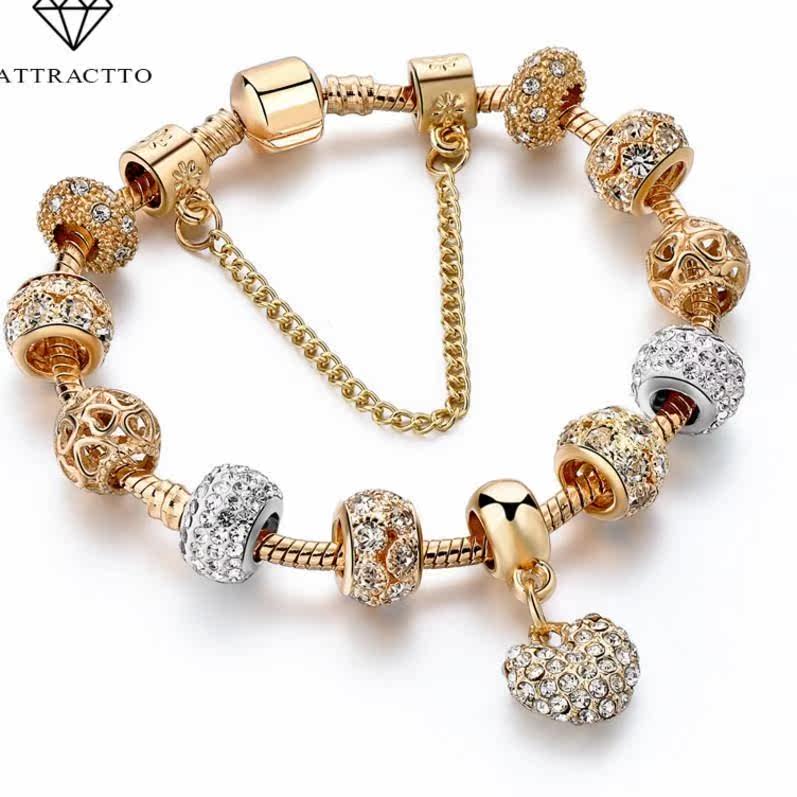 crystal gold bracelets bangle for women jewellery bracelet