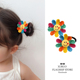 彩色小太阳花宝宝儿童彩色可爱高弹力皮筋发圈发绳不伤发小号头绳