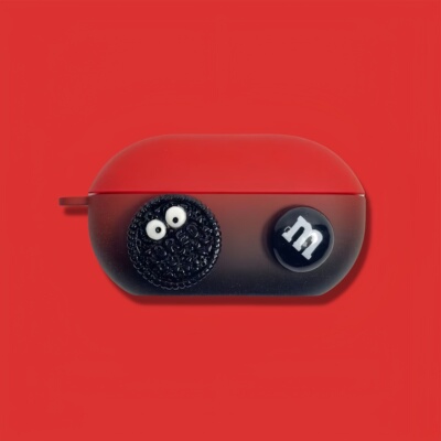 苹果Beats Solo Buds -耳机壳个性魔音beatssolobuds外壳磨砂耳机盒创意m豆奥利奥A3152solo充电仓盒挂绳适用